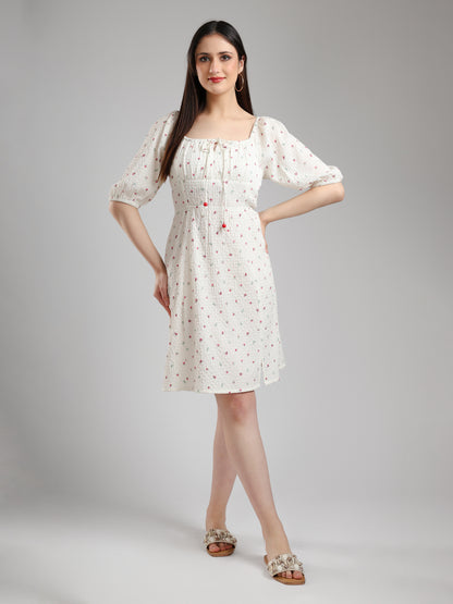 Lara Floral Printed Dress