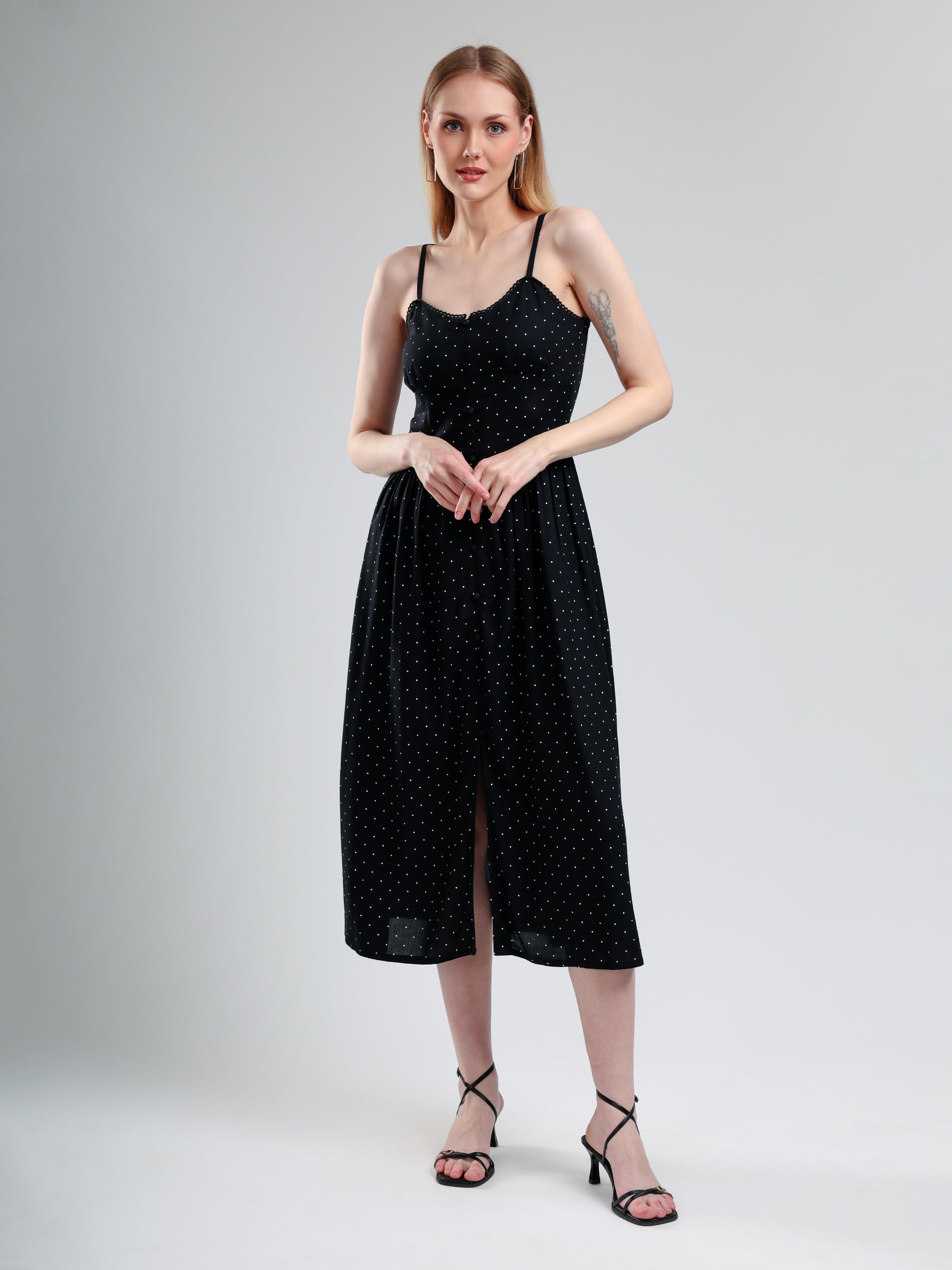 Cory Edge Amara day dress- Polka Dot