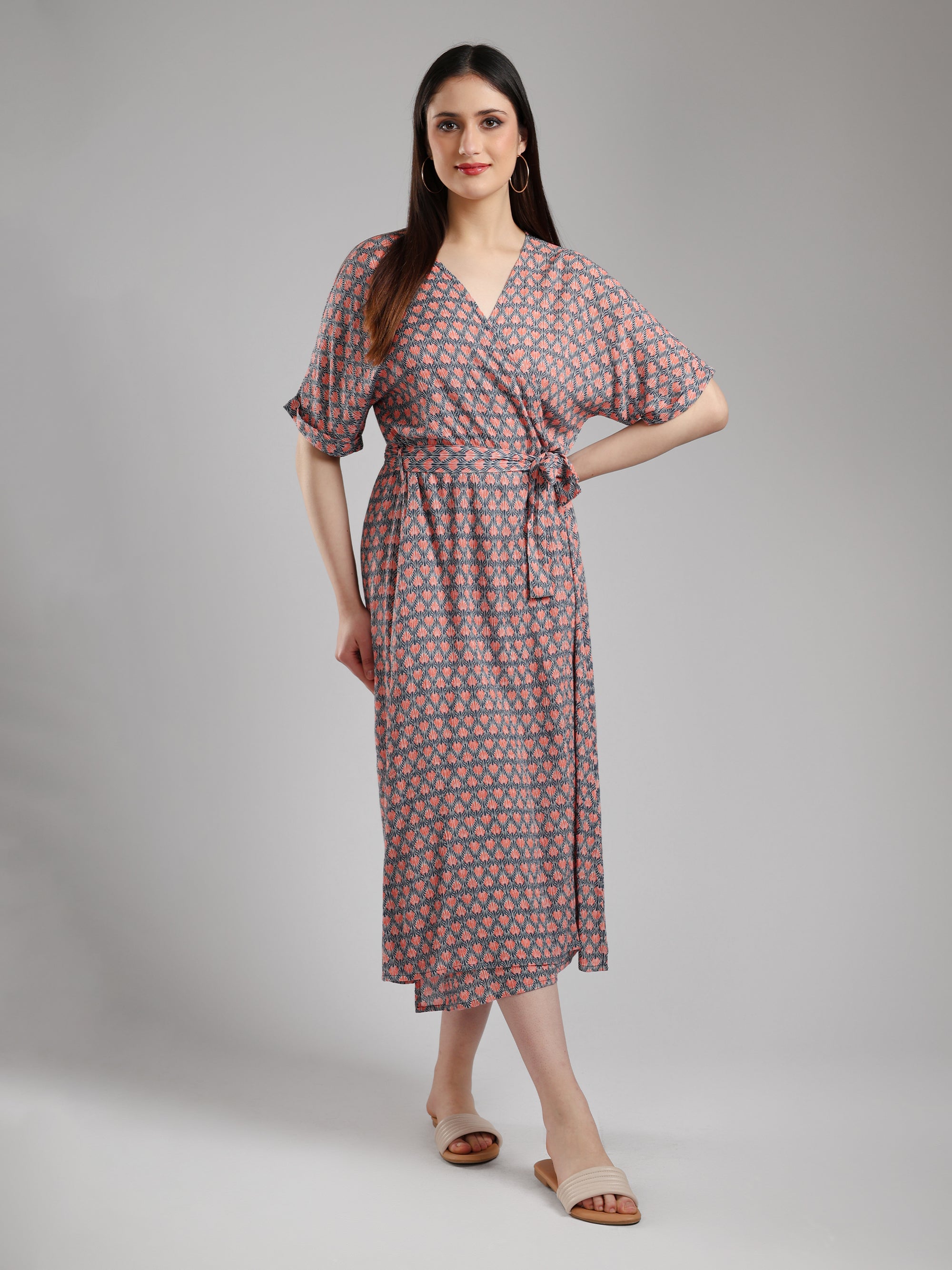 Zuma Wrap Midi Dress