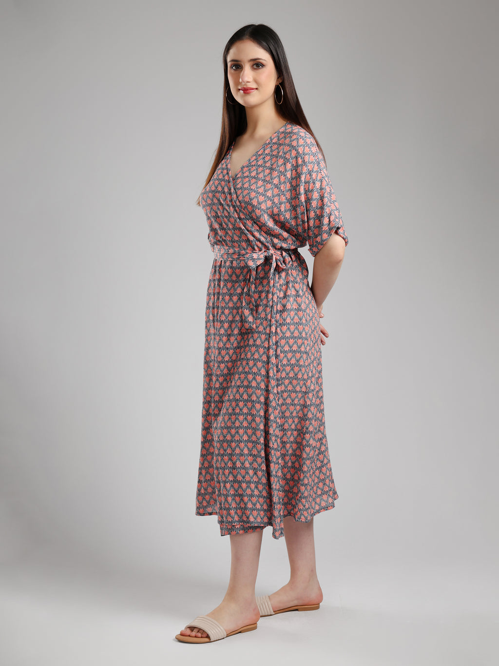 Zuma Wrap Midi Dress