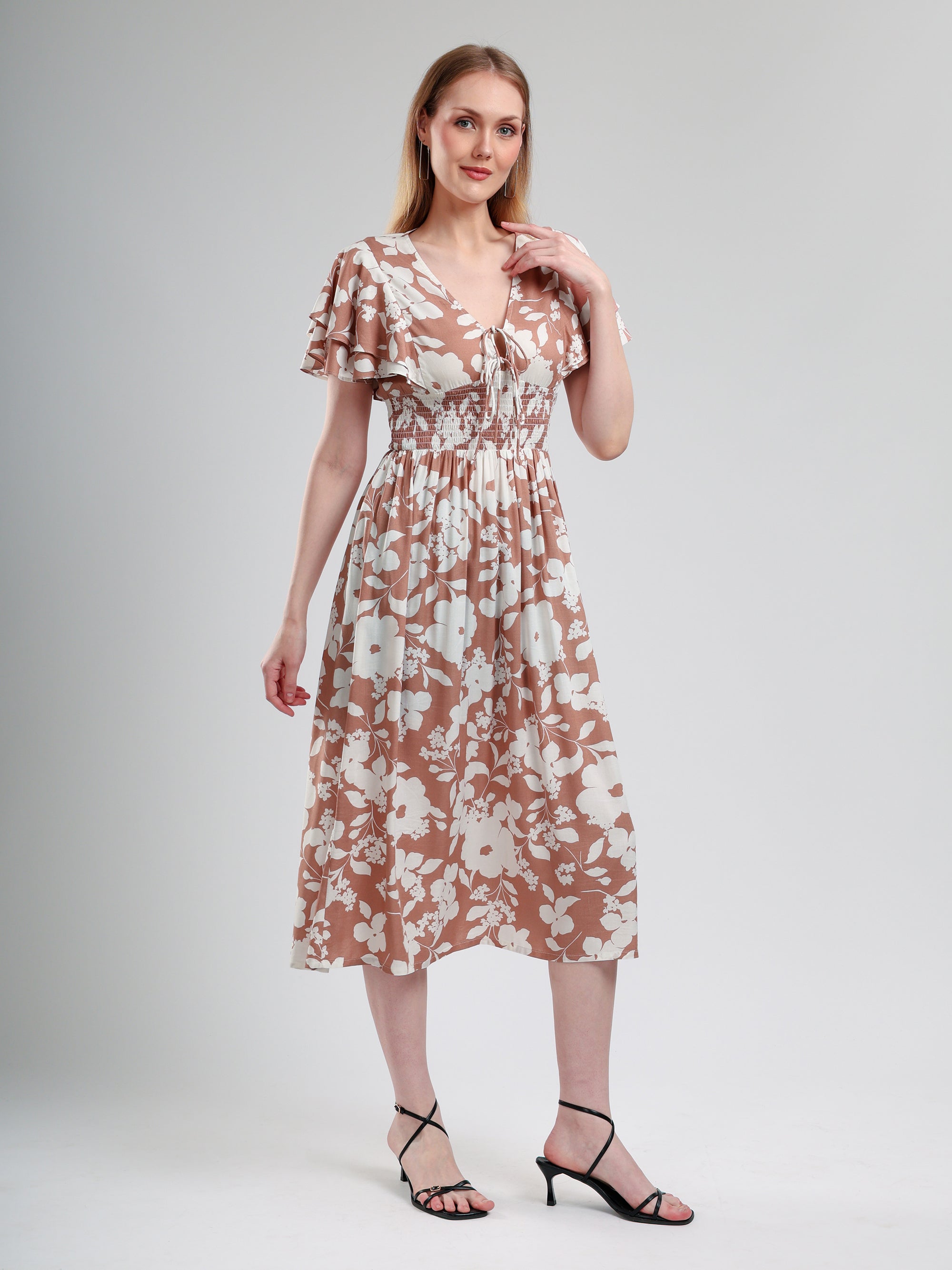 Cory Edge Garden muse dress- Floral printed