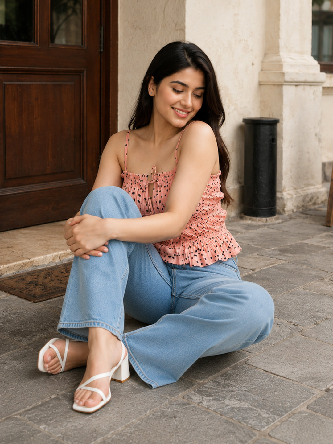Veyra Chic Printed Top for Women