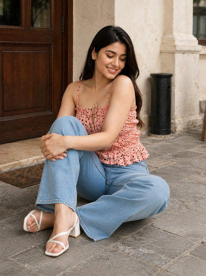 Veyra Chic Printed Top for Women
