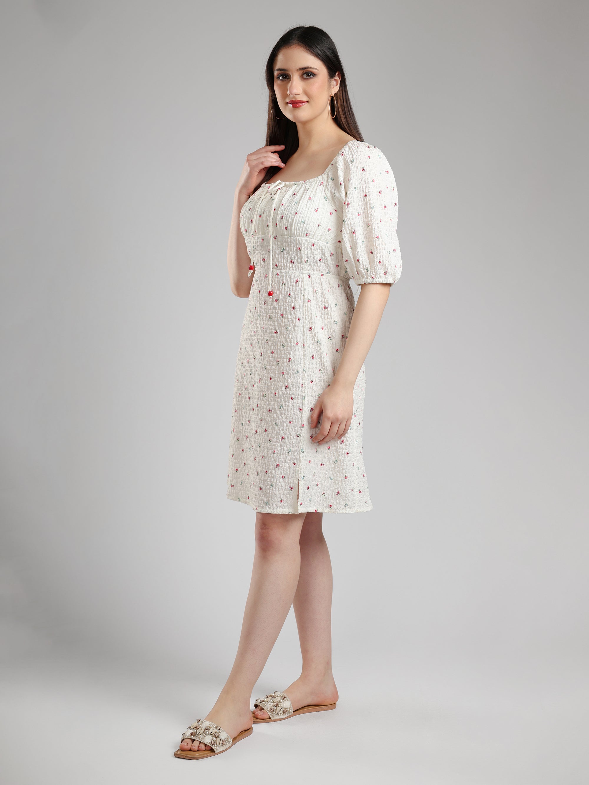 Lara Floral Printed Dress