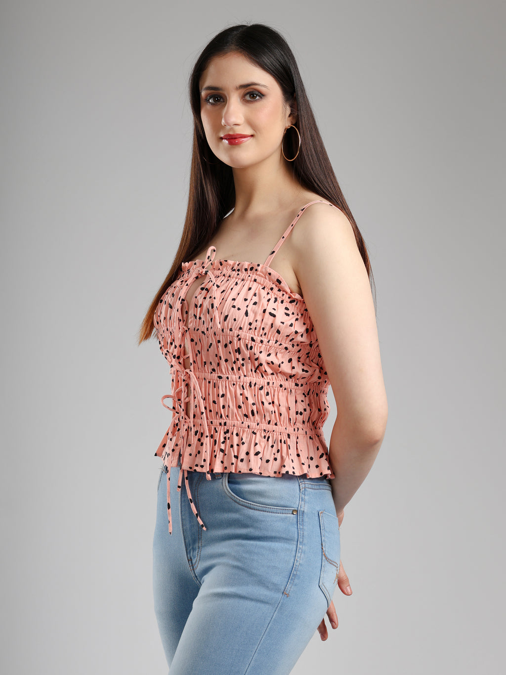 Veyra chic printed top