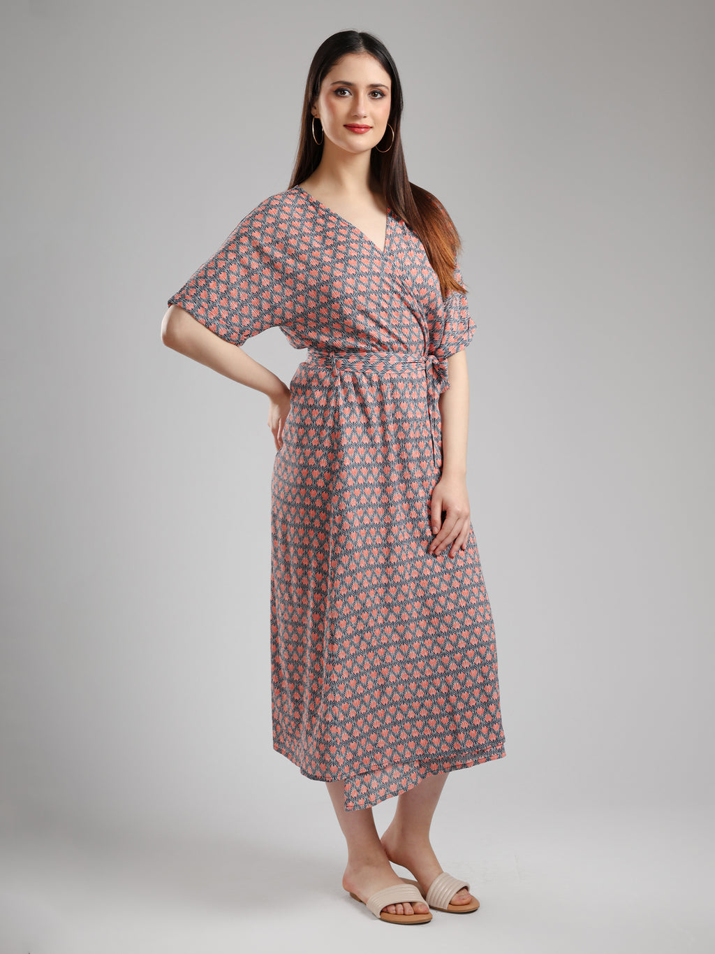 Zuma Wrap Midi Dress