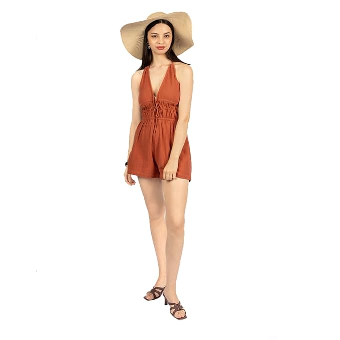CORY EDGE Women Style Fitted Sleeveless Jumpsuit