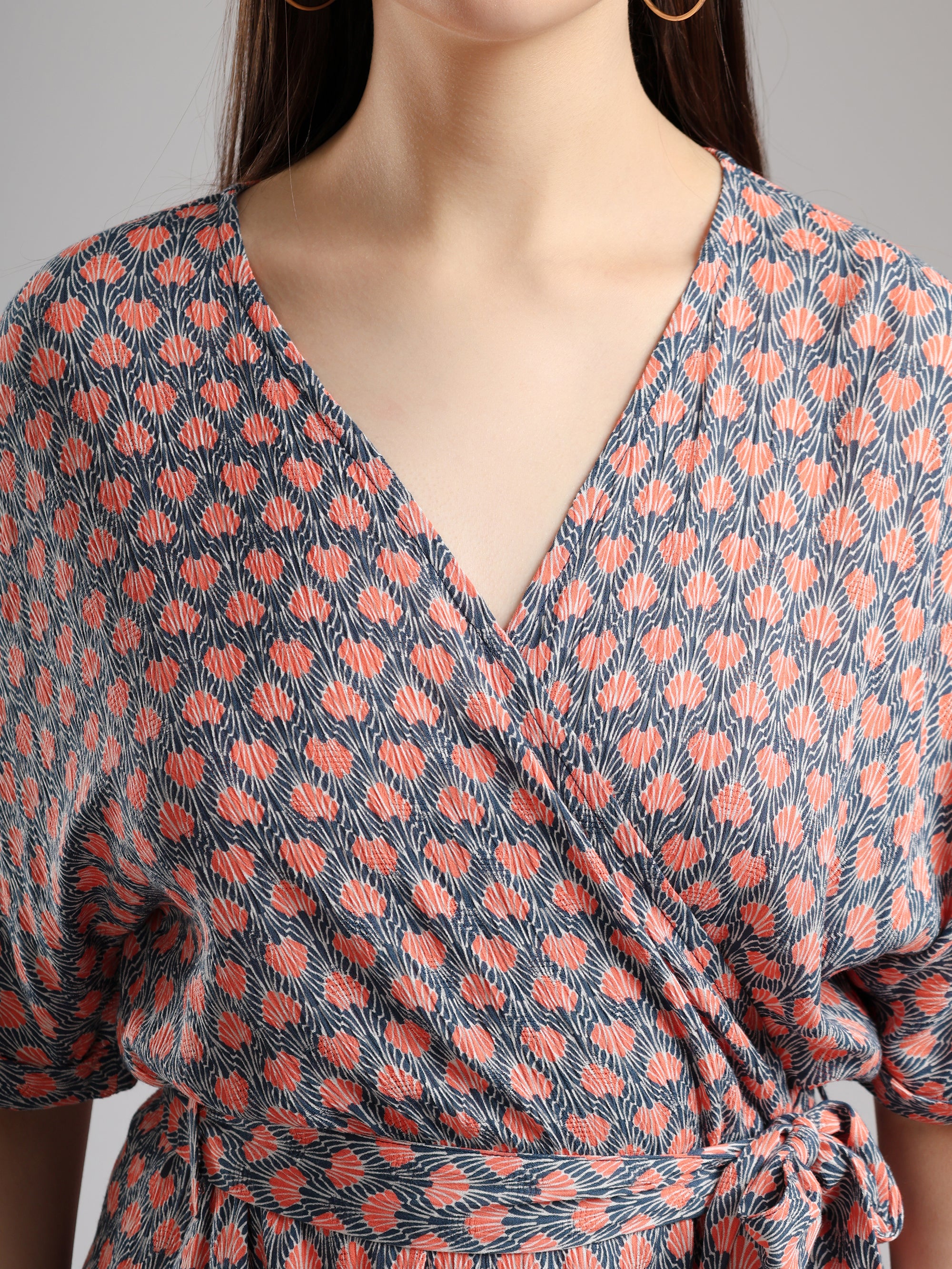 Zuma Wrap Midi Dress