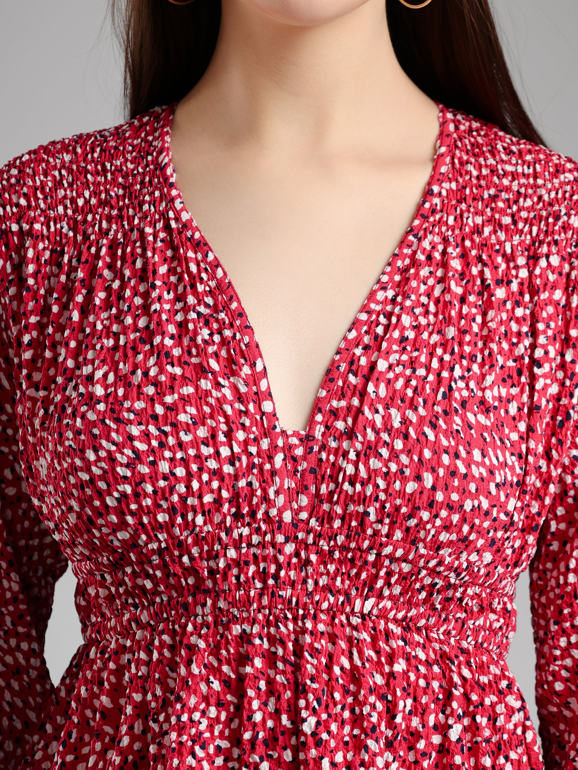 Beren Red Midi dress