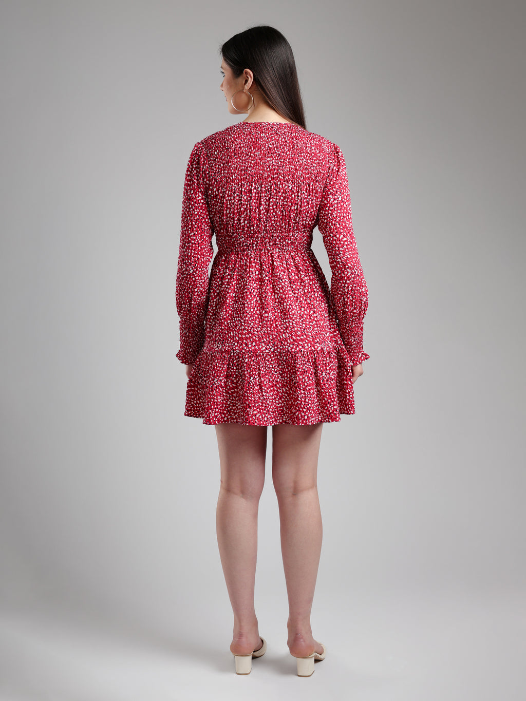 Beren Red Midi dress