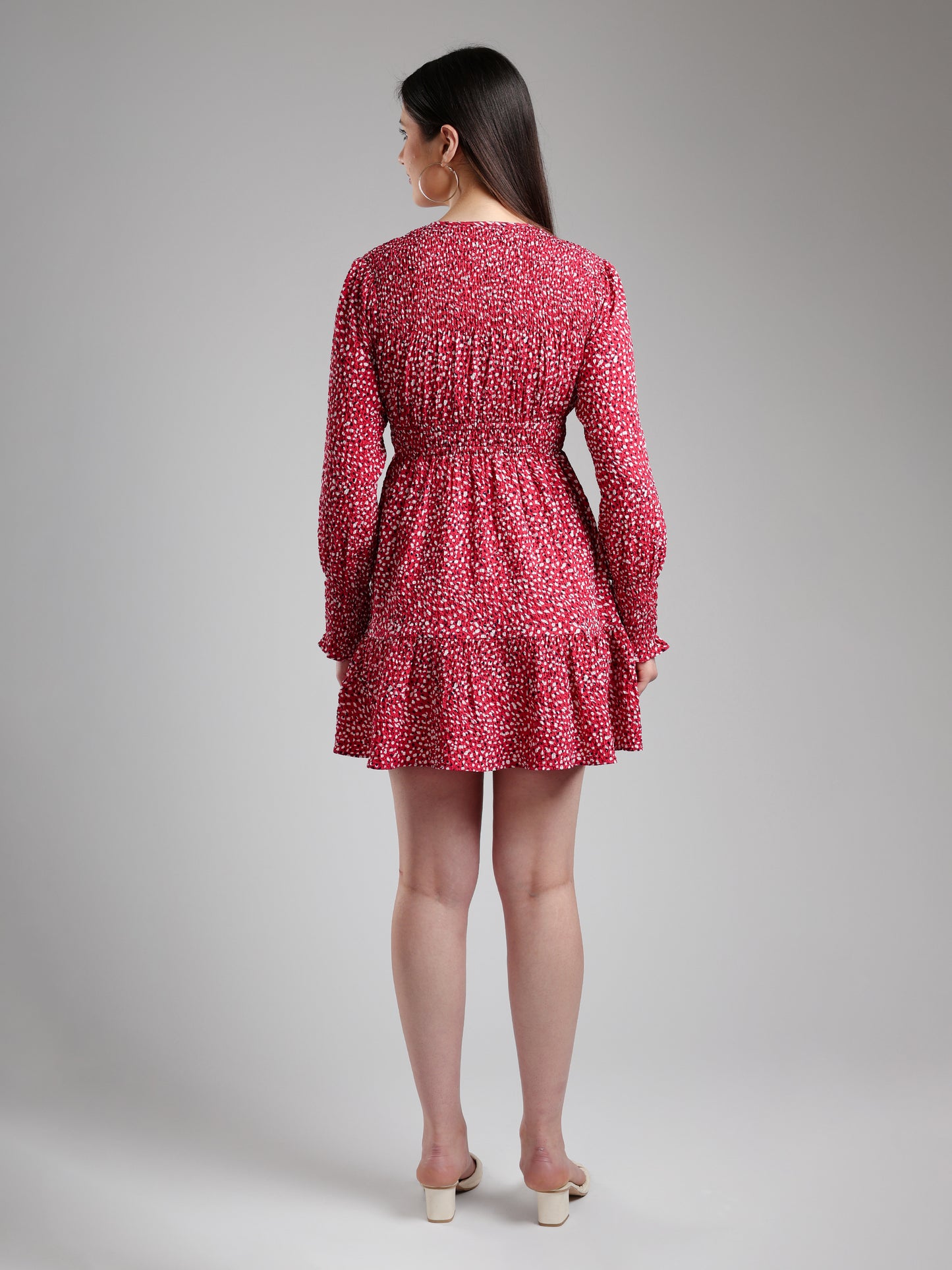 Beren Red Midi dress