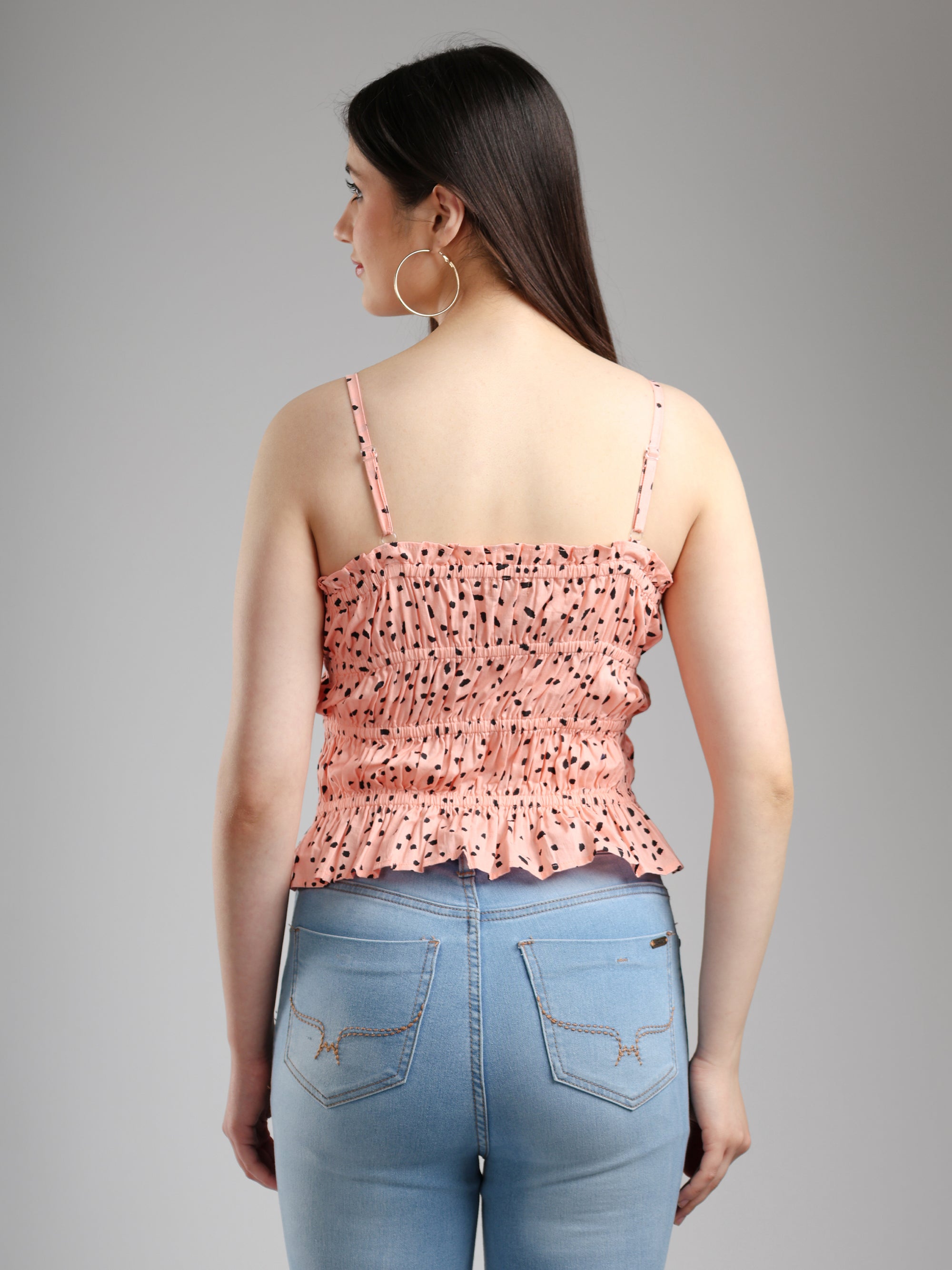 Veyra chic printed top