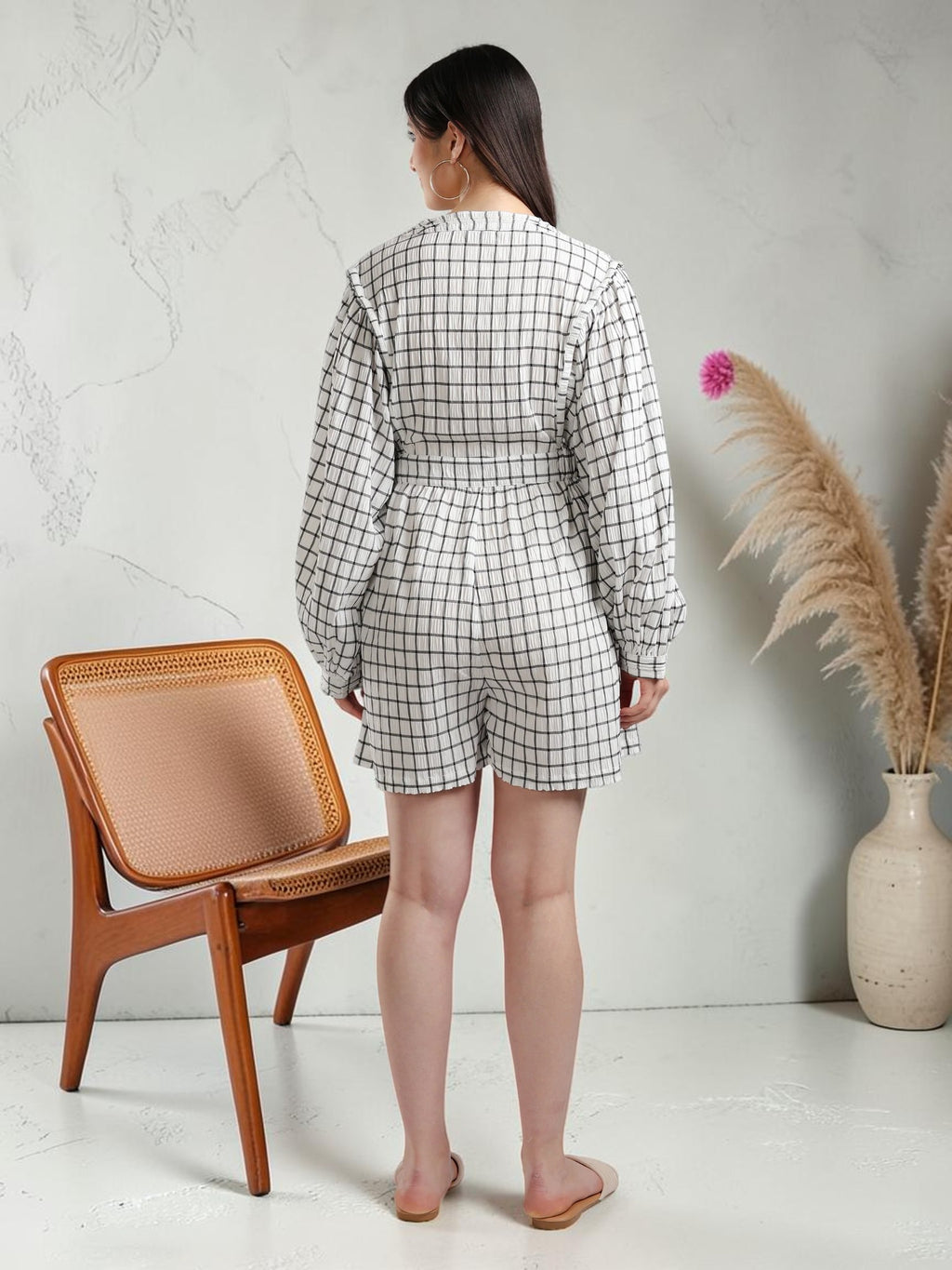 Kaia Chic Monochrome Playsuit