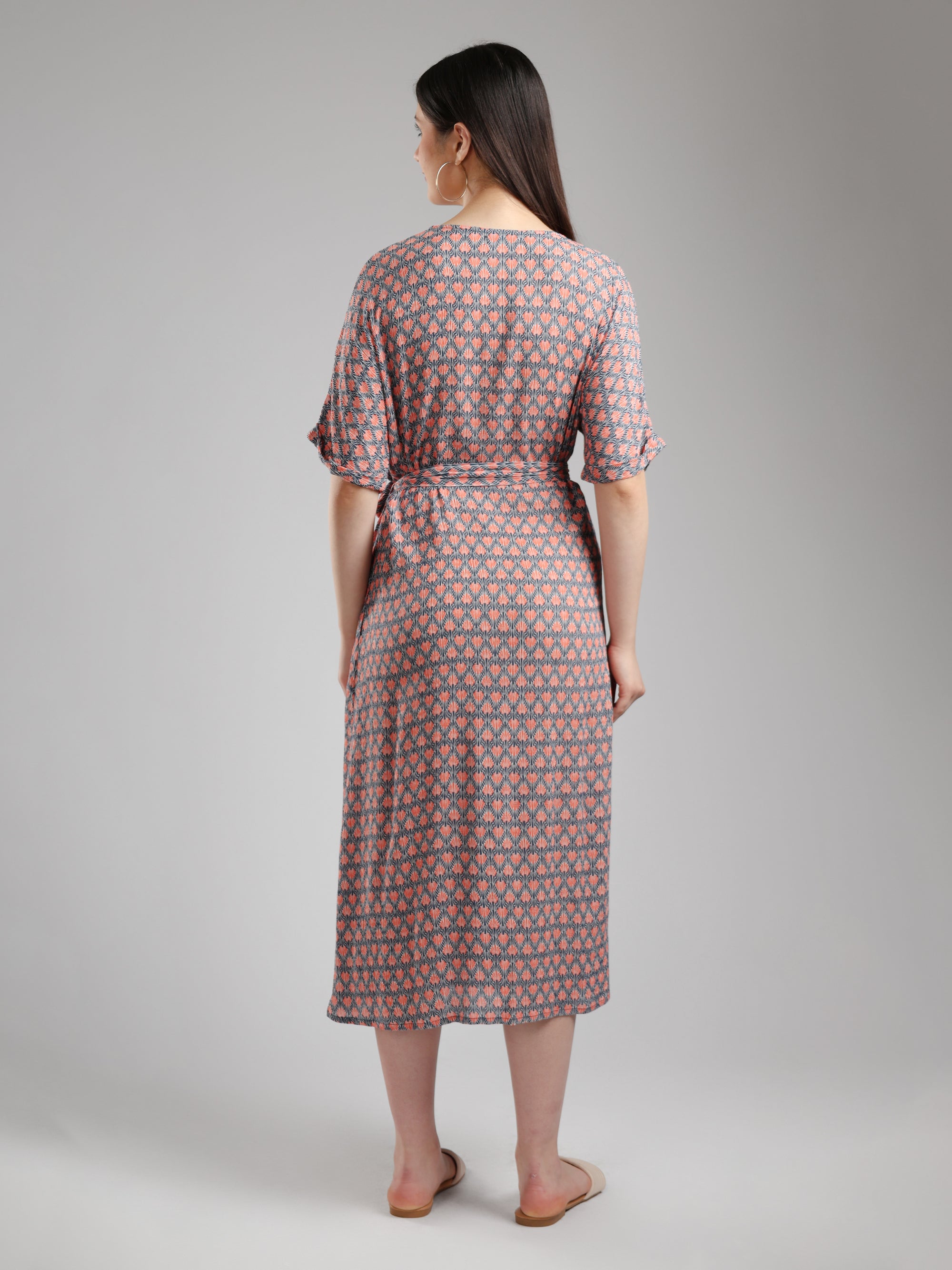 Zuma Wrap Midi Dress