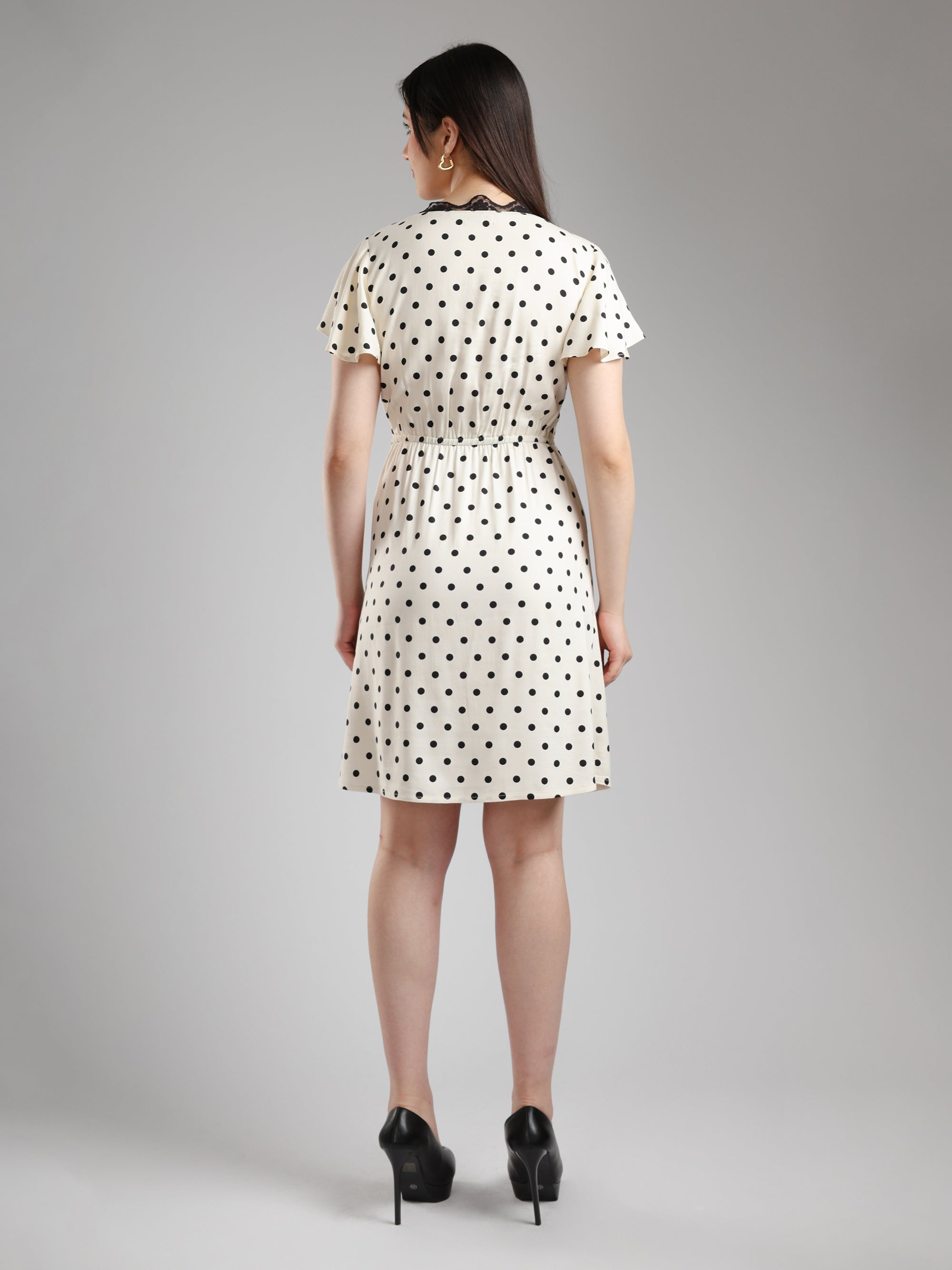 Isteva Midi Dress- Polka Dot