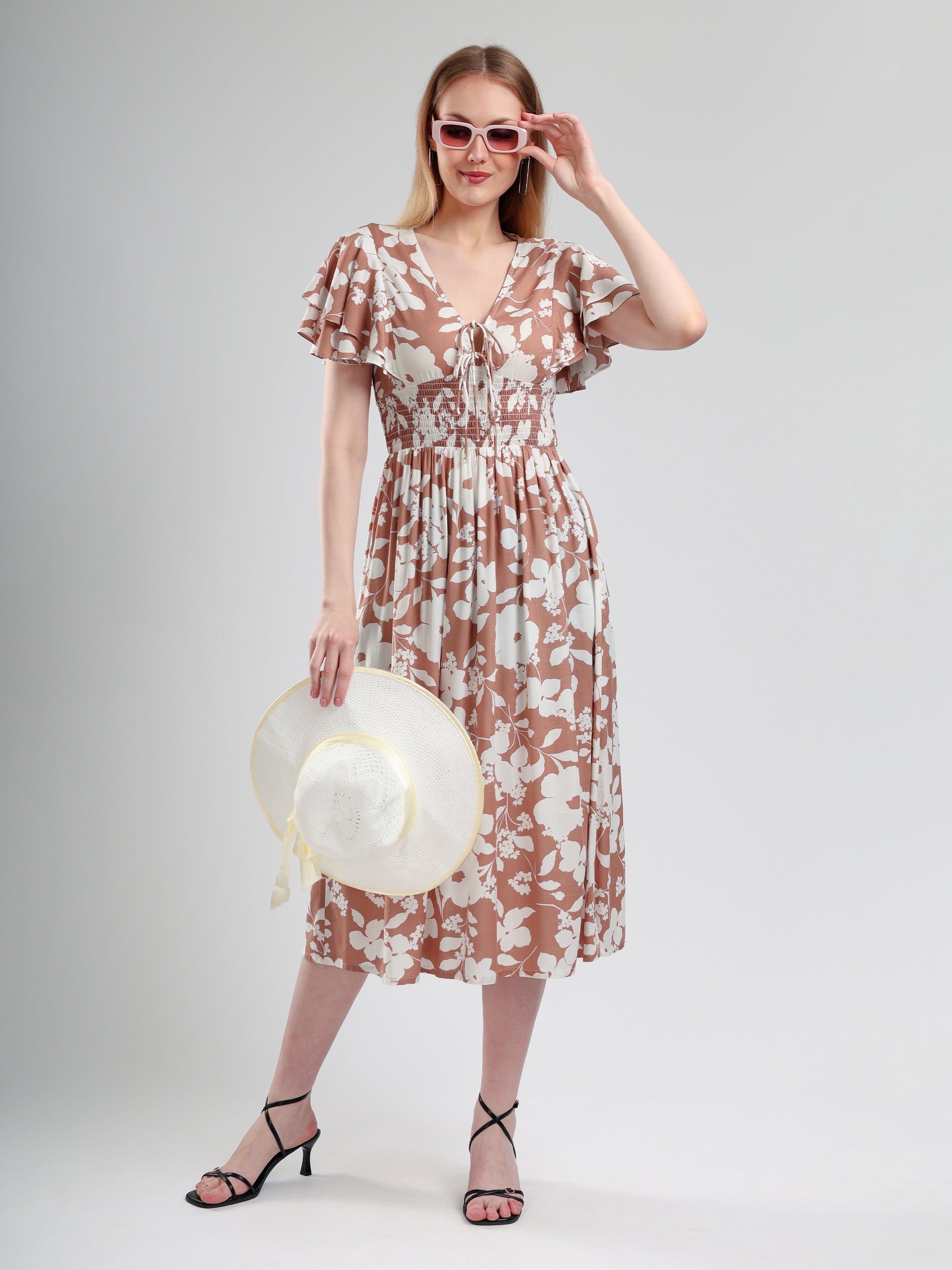 Cory Edge Garden muse dress- Floral printed