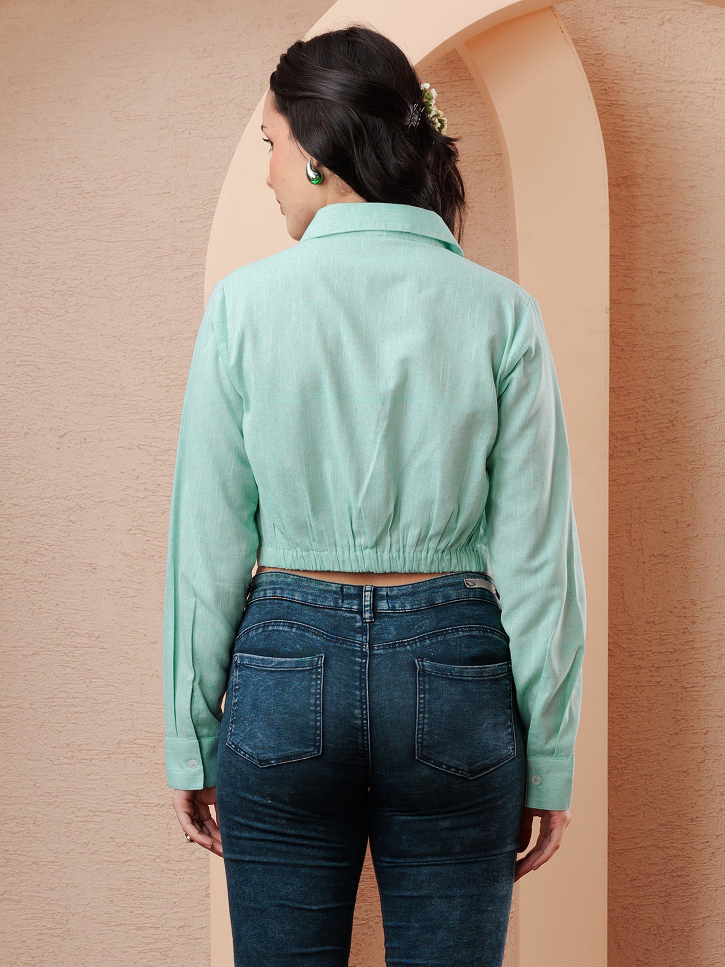 BACK WITH ELASTICATED WAIST