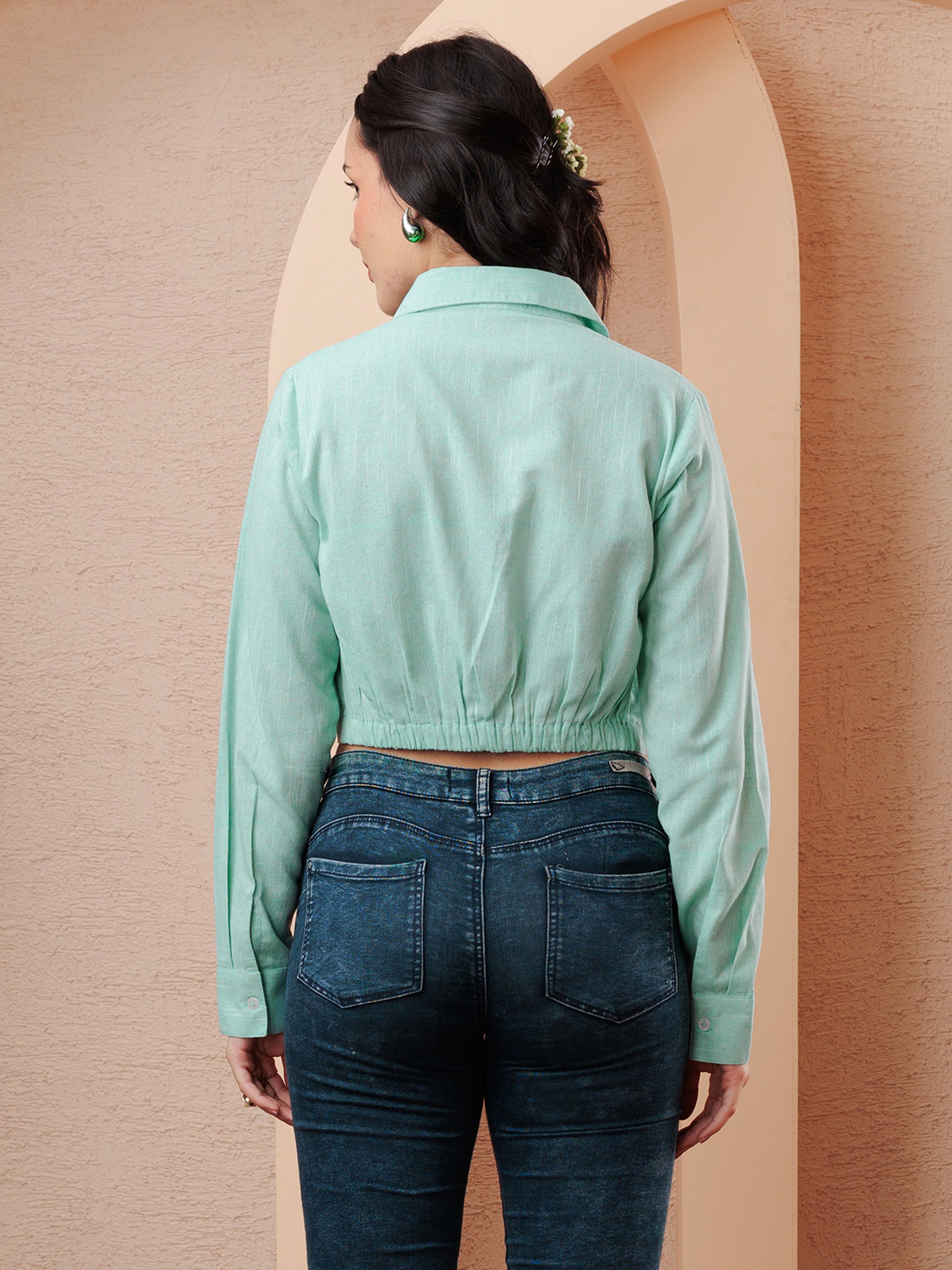 BACK WITH ELASTICATED WAIST
