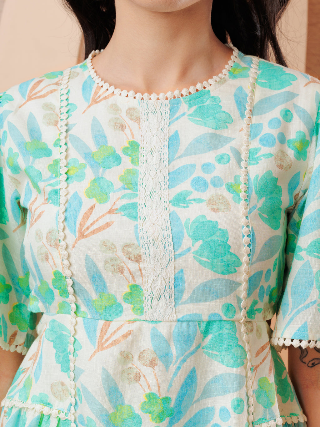 Mint Meadow Lace Dress