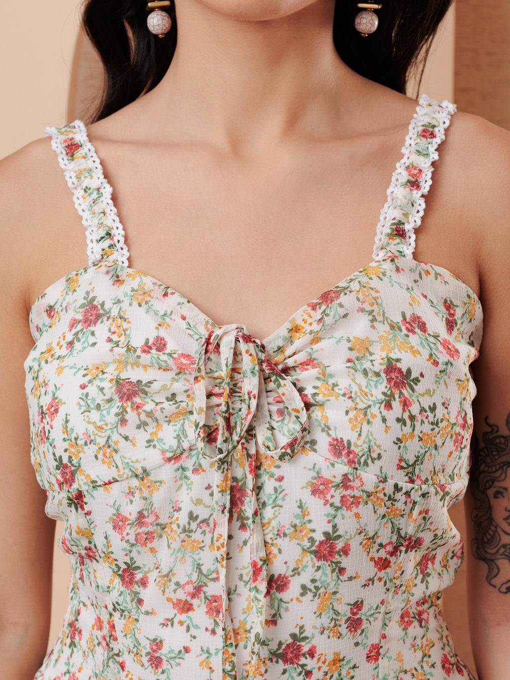 MEADOW FLORAL MAXI DRESS