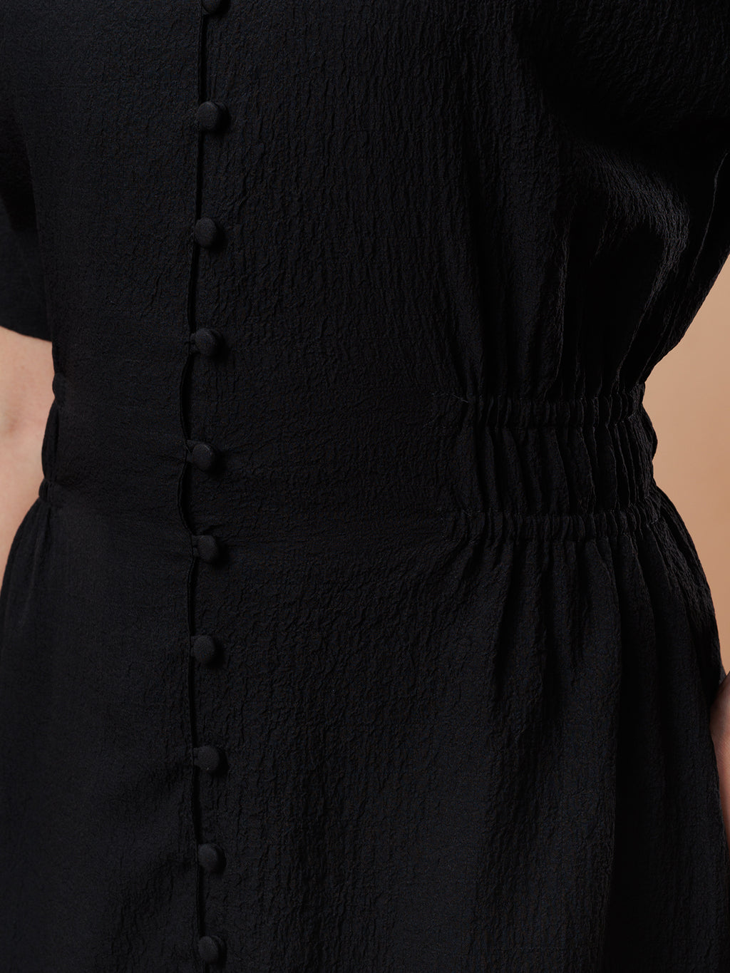 BLACO BUTTON MIDI DRESS