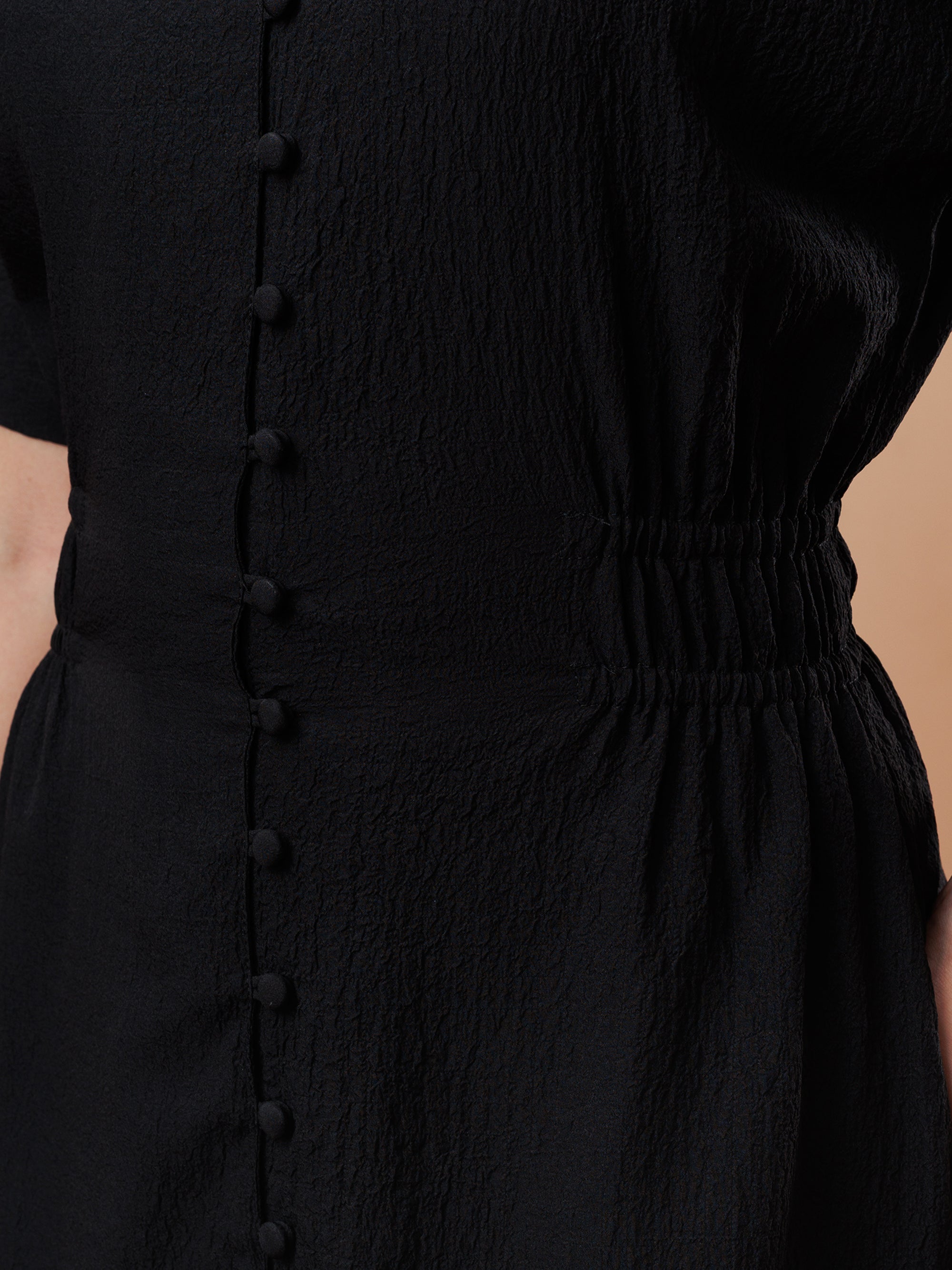 BLACO BUTTON MIDI DRESS