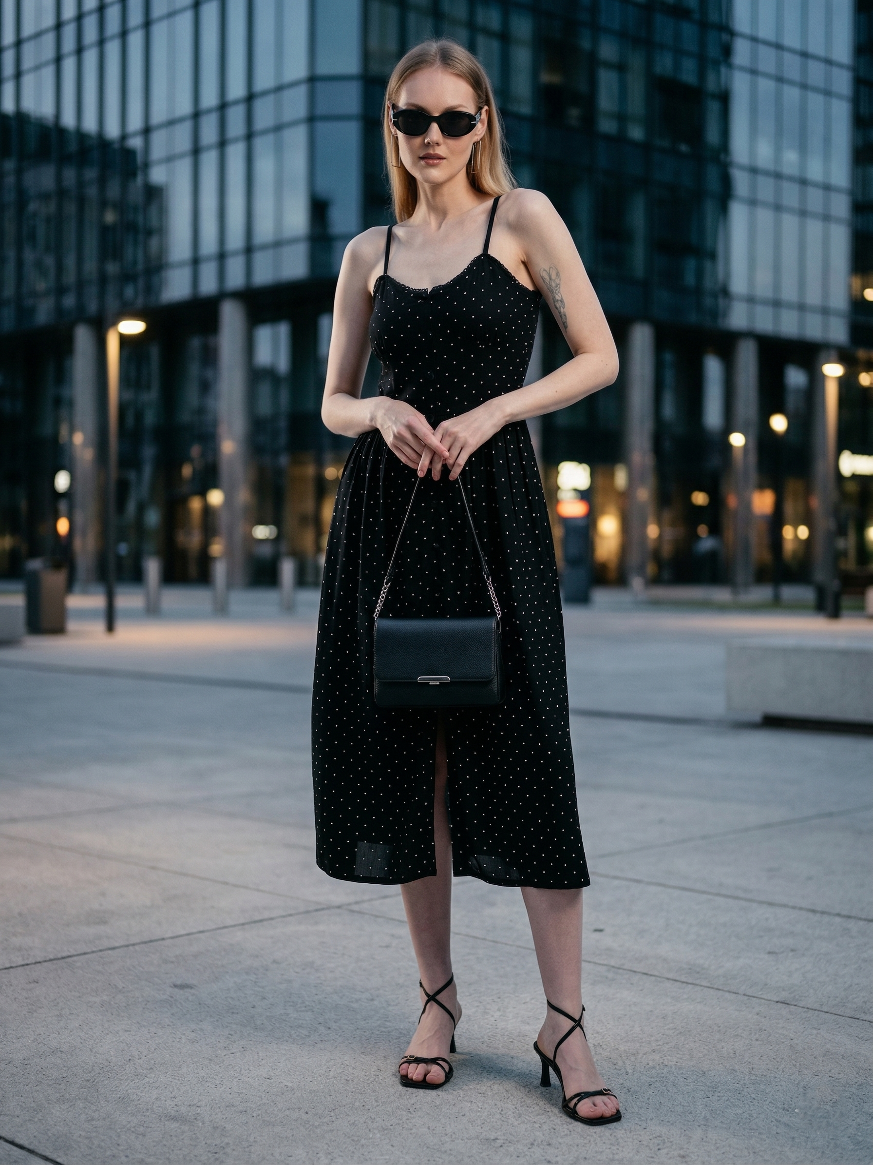 Cory edge Polka dot dress
