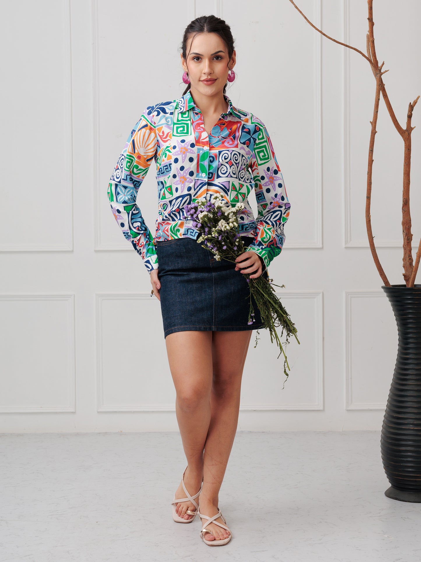 MIREURA PRINTED SHIRT