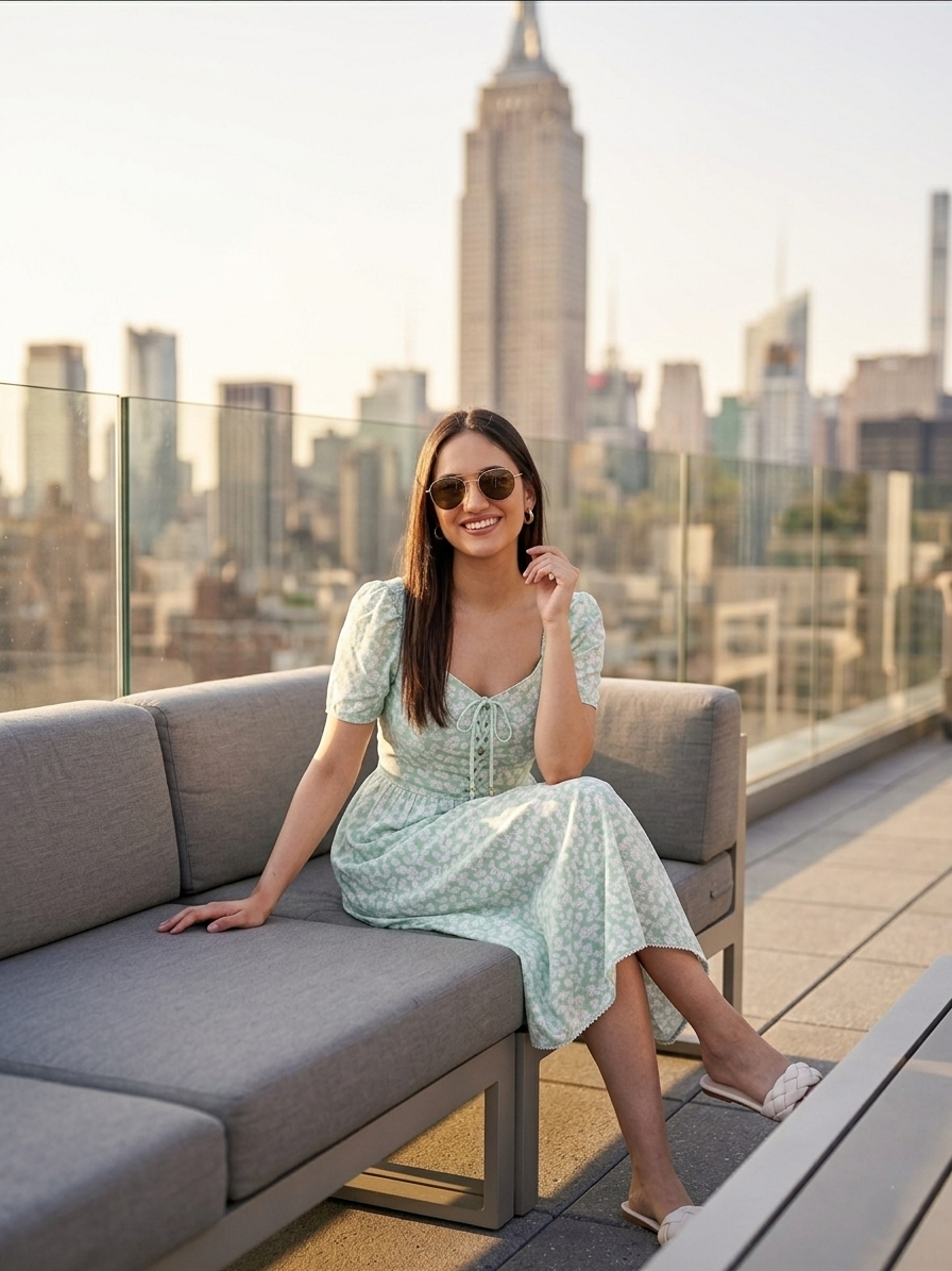 Floral Midi Dress for women
