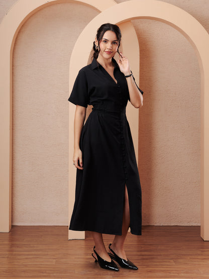 Blaco Button Midi Dress for Women