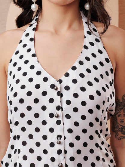 Dotelle Tie-Up Top