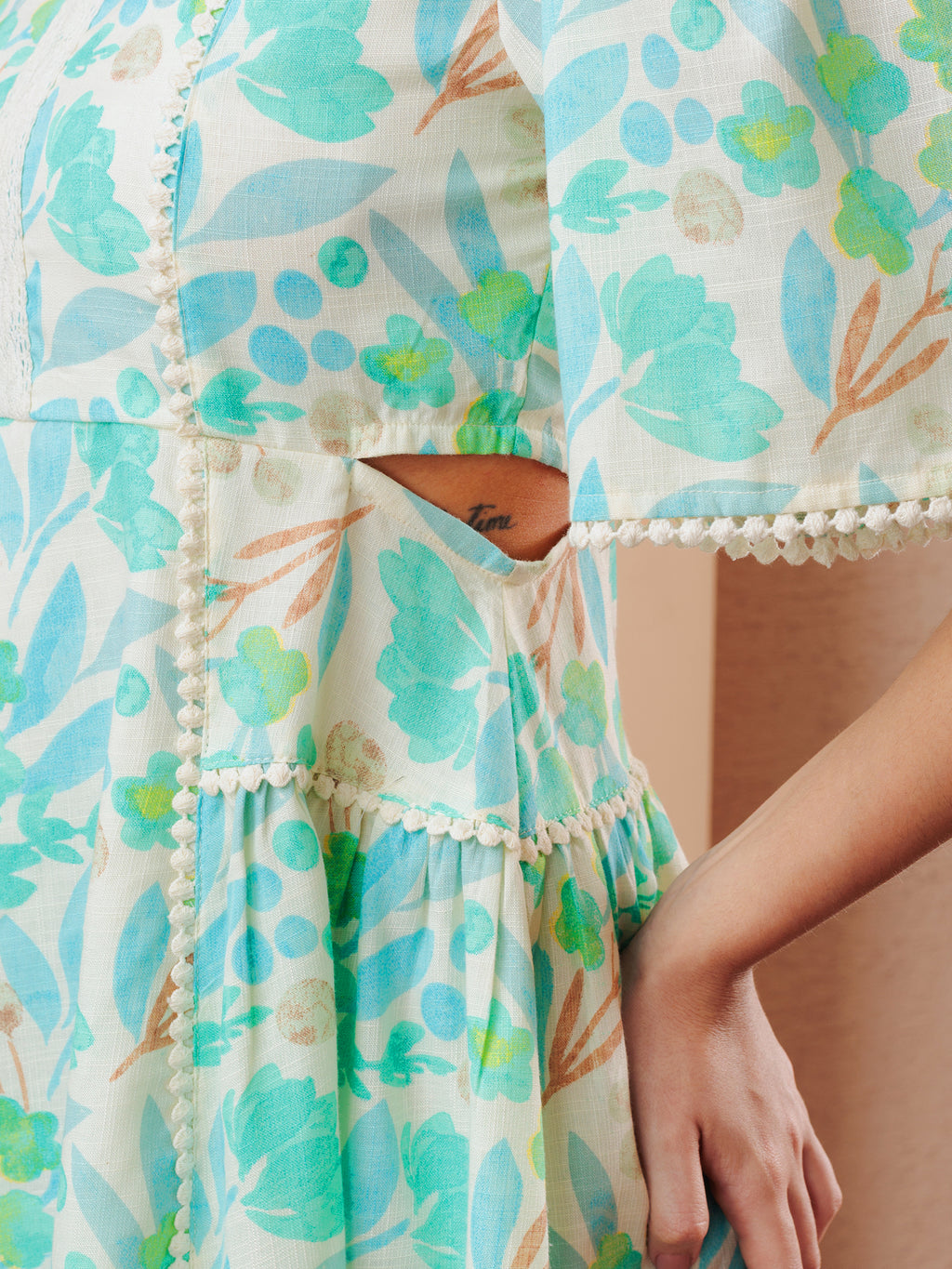 Mint Meadow Lace Dress